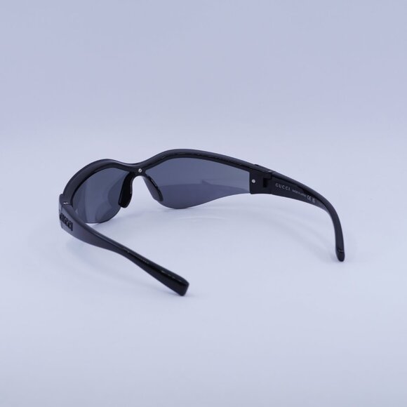 ?️ New Gucci GG1651S 004 Sunglasses - Black Frame, Silver Lenses main image 6